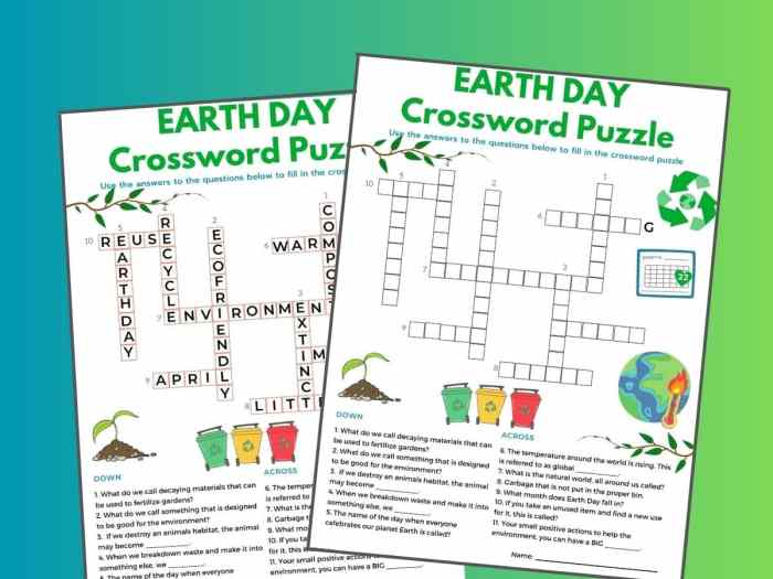 Planet earth crossword puzzle answers