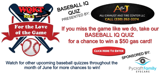 Baseball iq test for youth