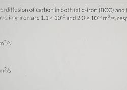 Compute diffusion coefficients for the interdiffusion of carbon